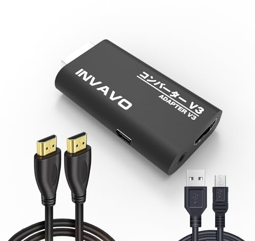 Amazon | INVAVO製 【重要な改良】V3 PS2専用HDMI接続コネクター PS2